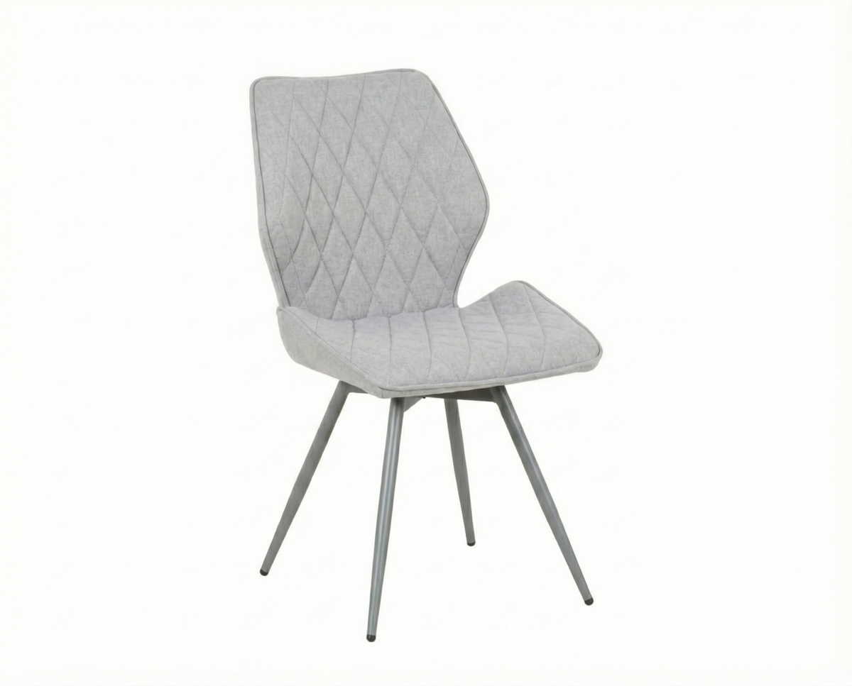 Cambridge grey dining chair detail view
