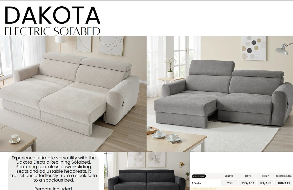 Dakota Electric Sofabed BH
