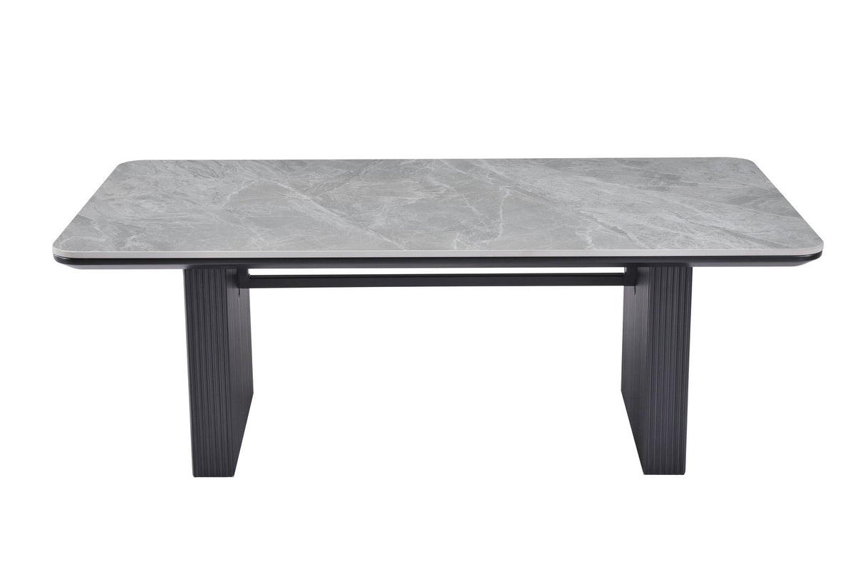 Engelberg grey and black coffee table