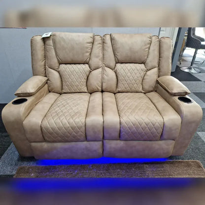Orlando 3+2 leather electric recliner sofa set