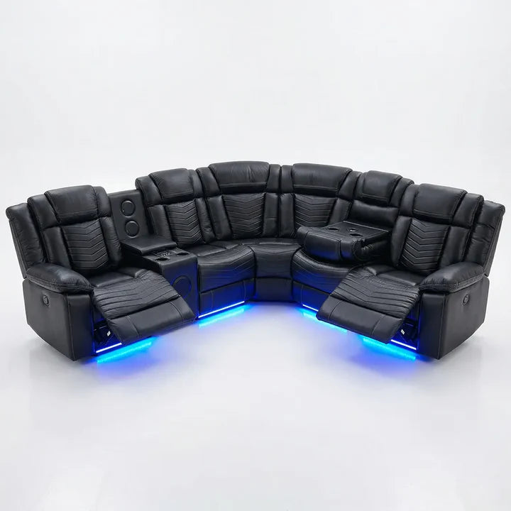 Michigan corner smart electric recliner sofa