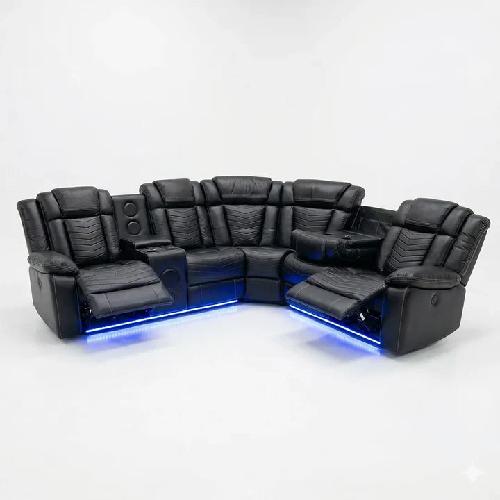 Michigan corner smart electric recliner sofa