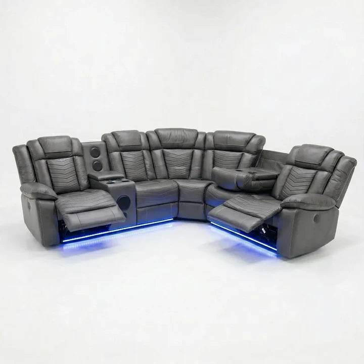 Michigan corner smart electric recliner sofa