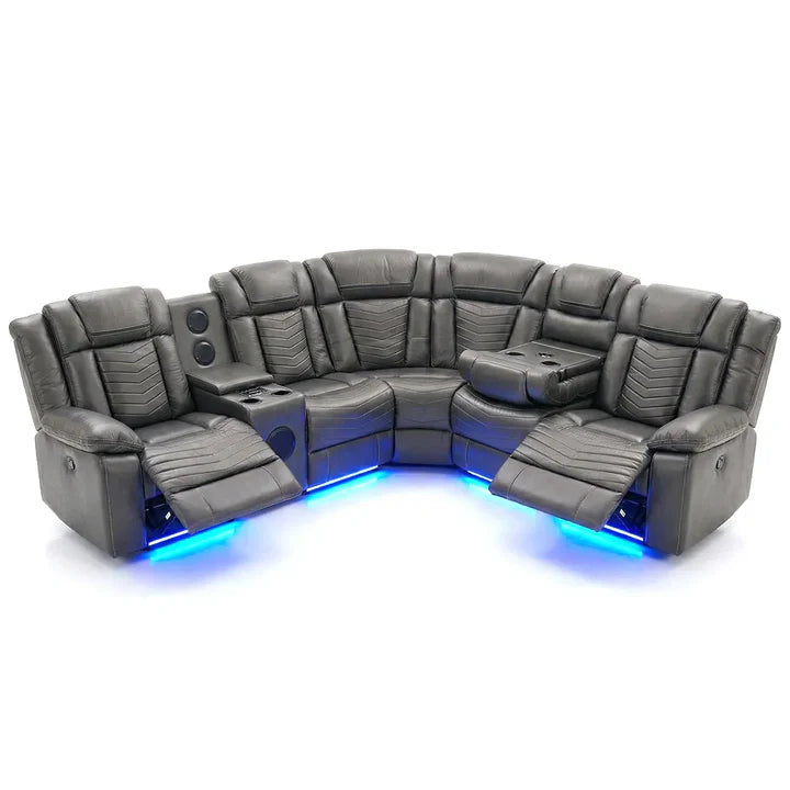 Michigan corner smart electric recliner sofa