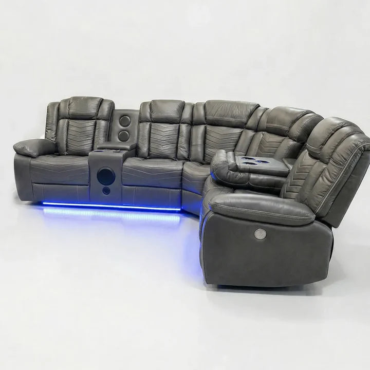 Michigan corner smart electric recliner sofa