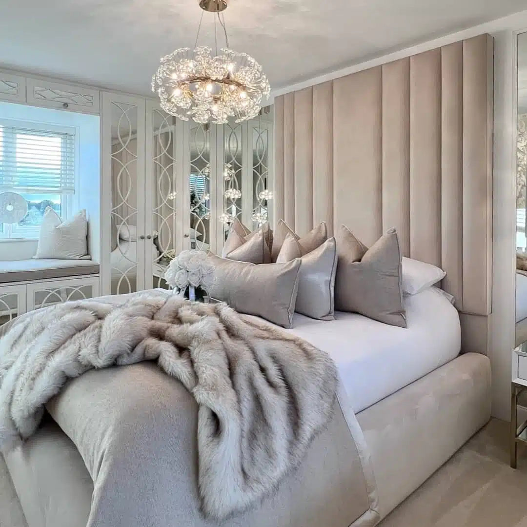 Allure upholstered bed frame