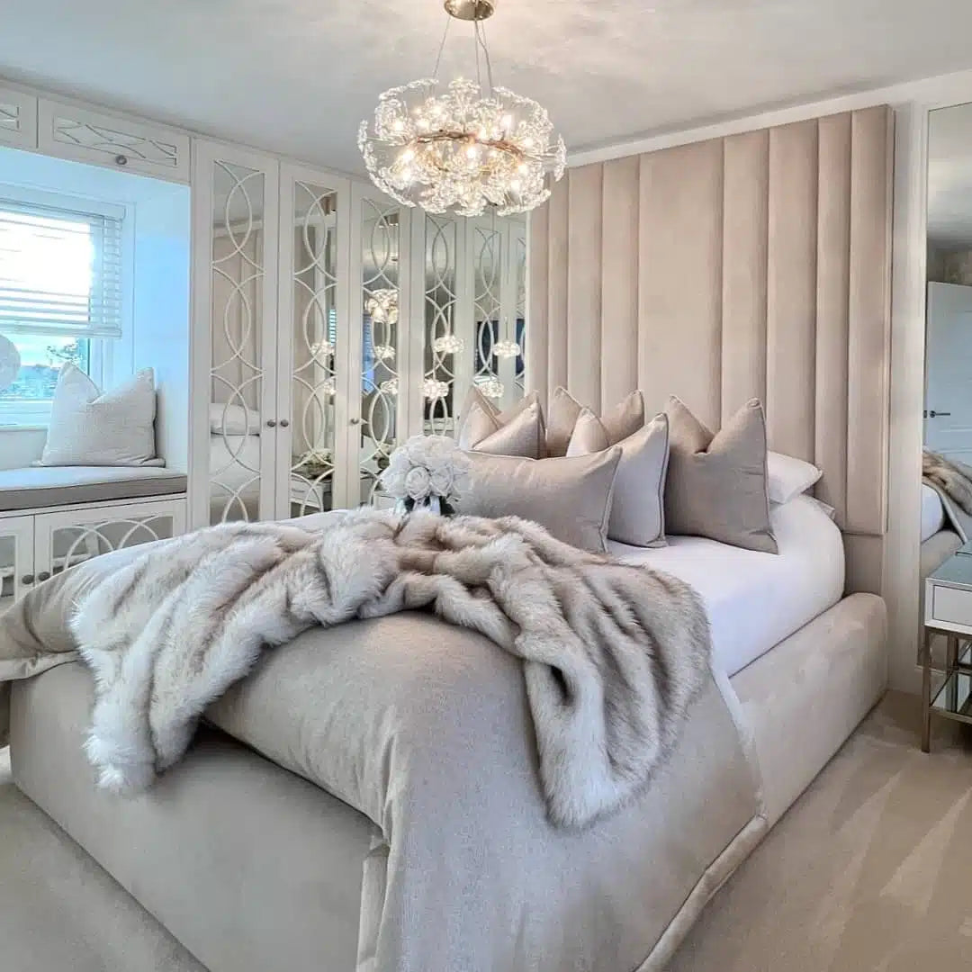 Allure upholstered bed frame