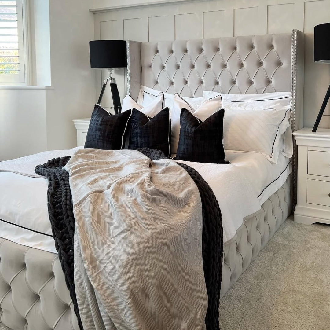The Luxury Bed Company Indulgence Hybrid Upholstered Bed Frame