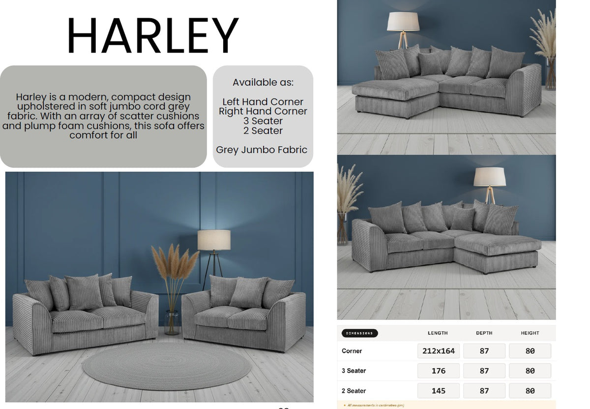 Harley Jumbo Sofa Collection BH