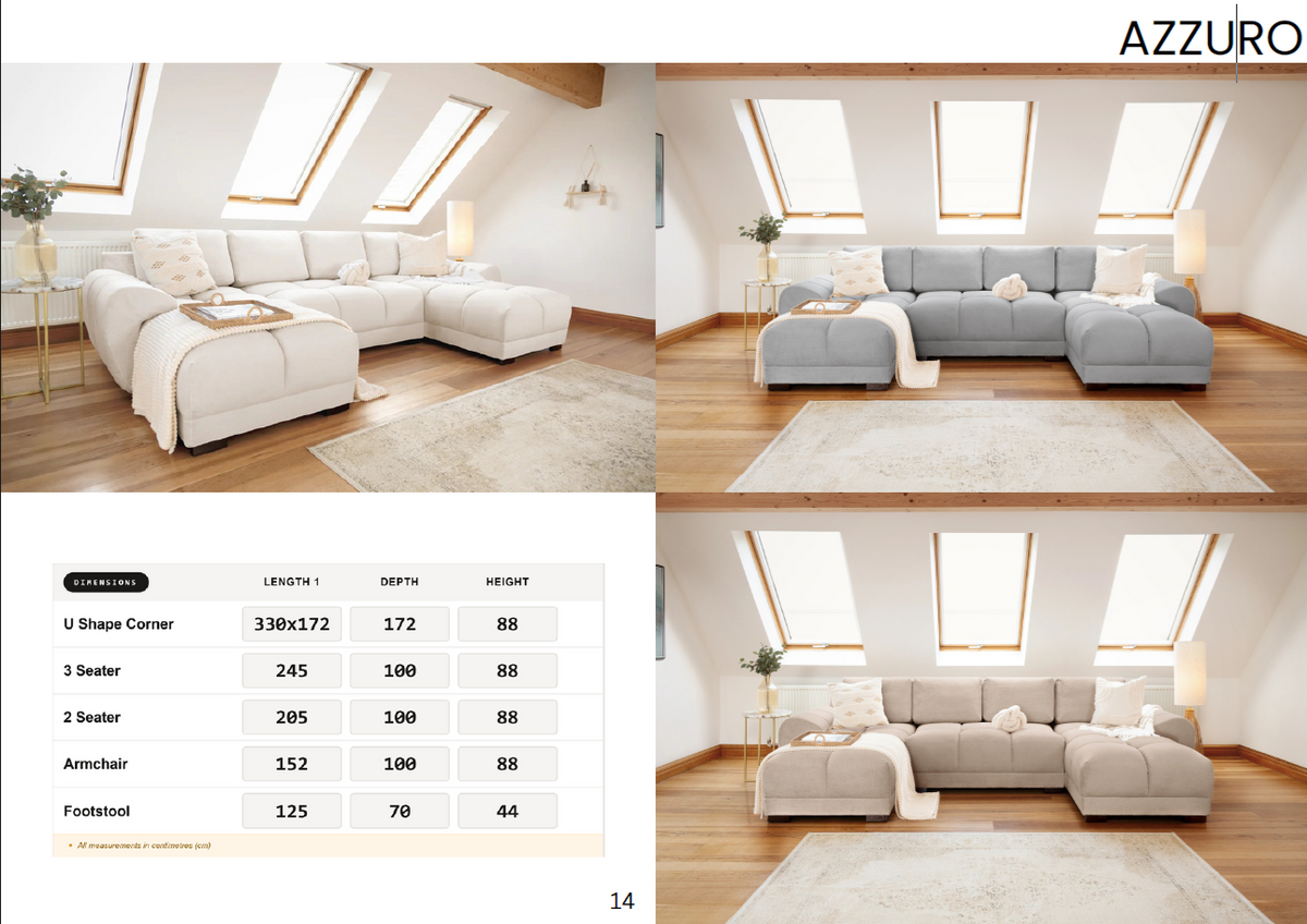 Azzuro Sofa Collection BH