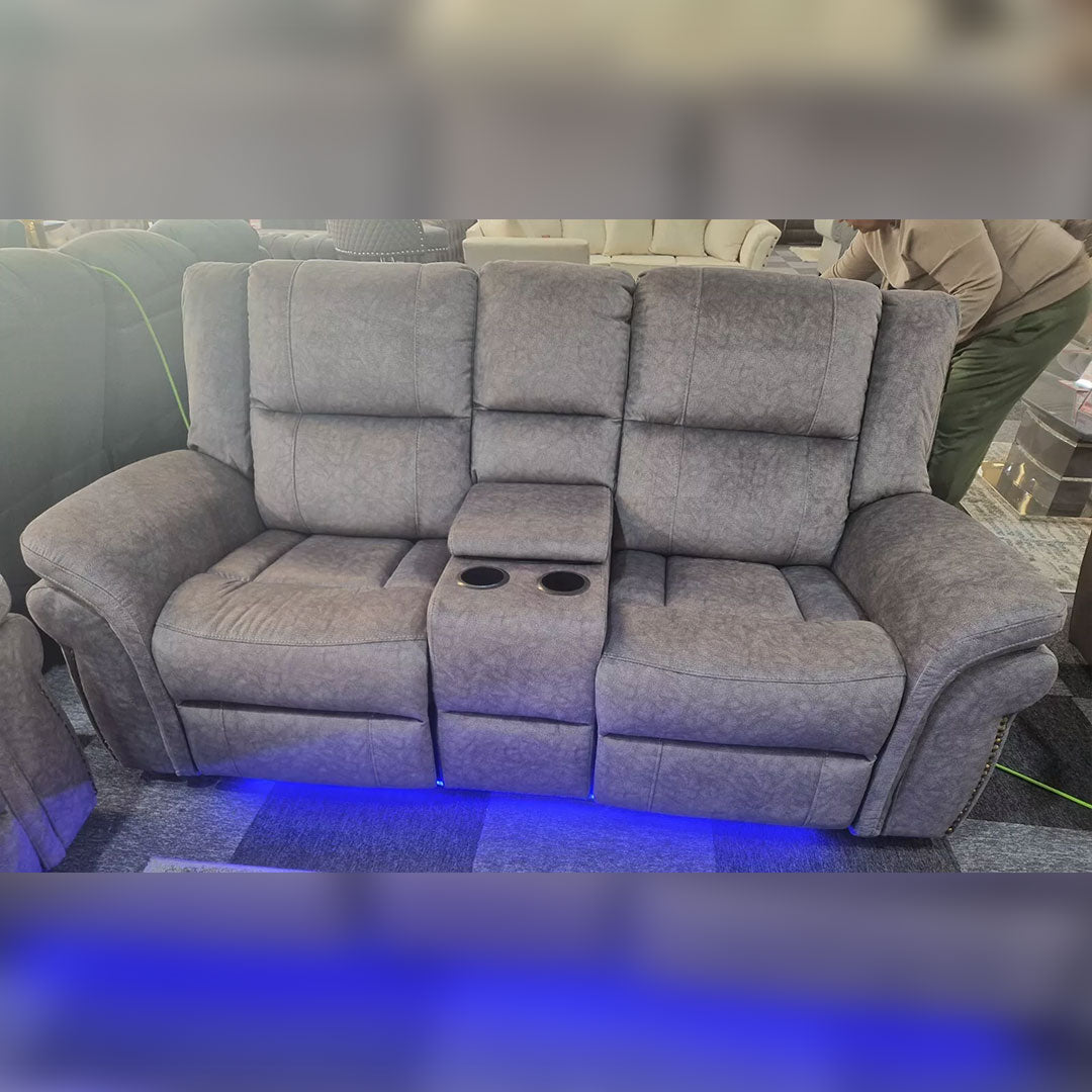 Berlin 3+2 electric recliner fabric sofa set