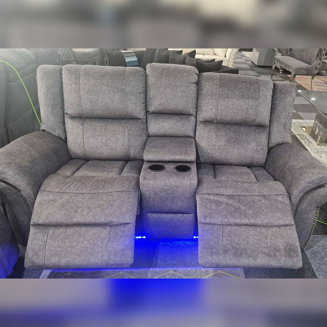 Berlin 3+2 electric recliner fabric sofa set
