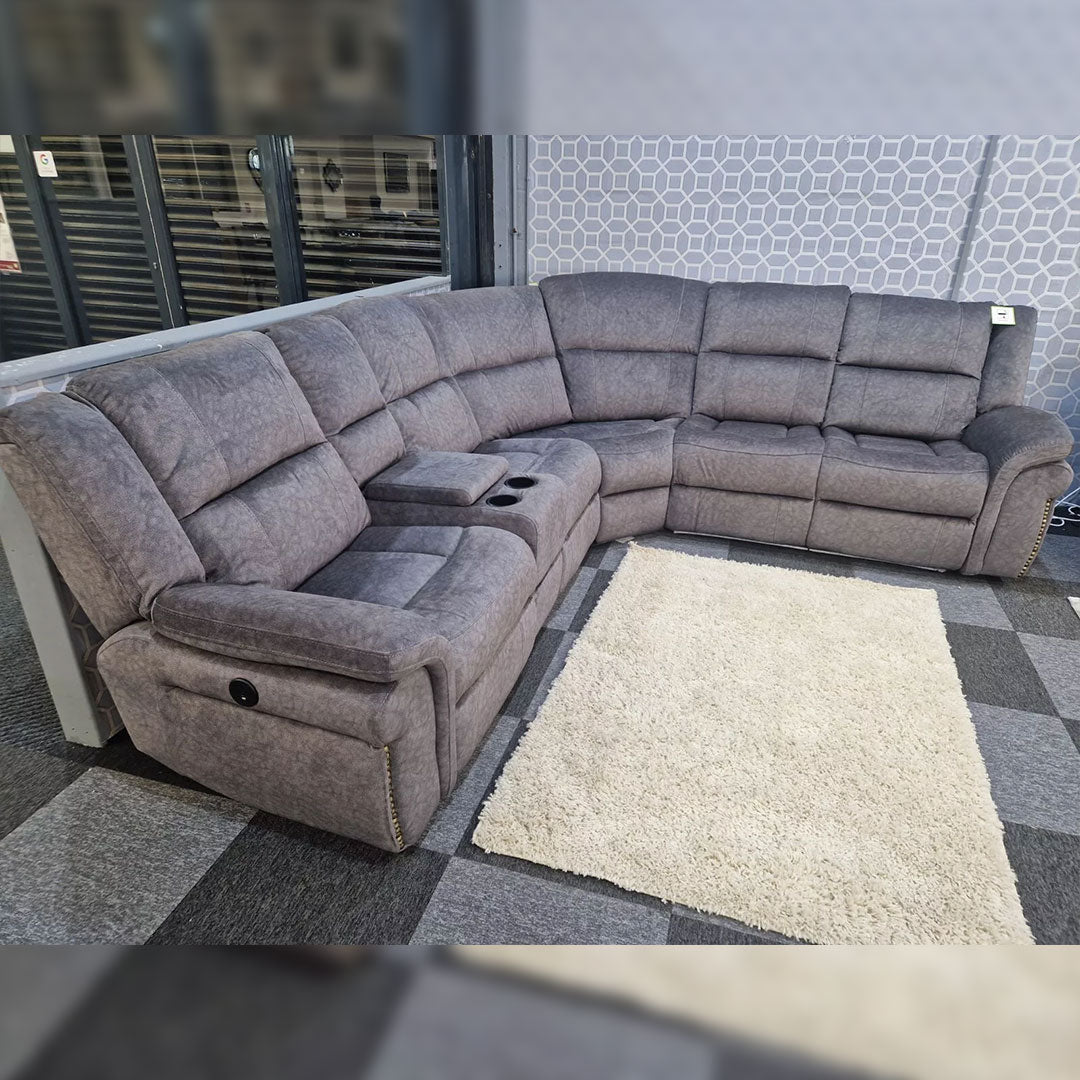 Berlin Corner electric recliner fabric sofa