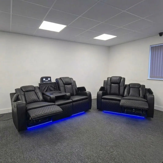 Colorado 3+2 smart leather electric recliner sofa set