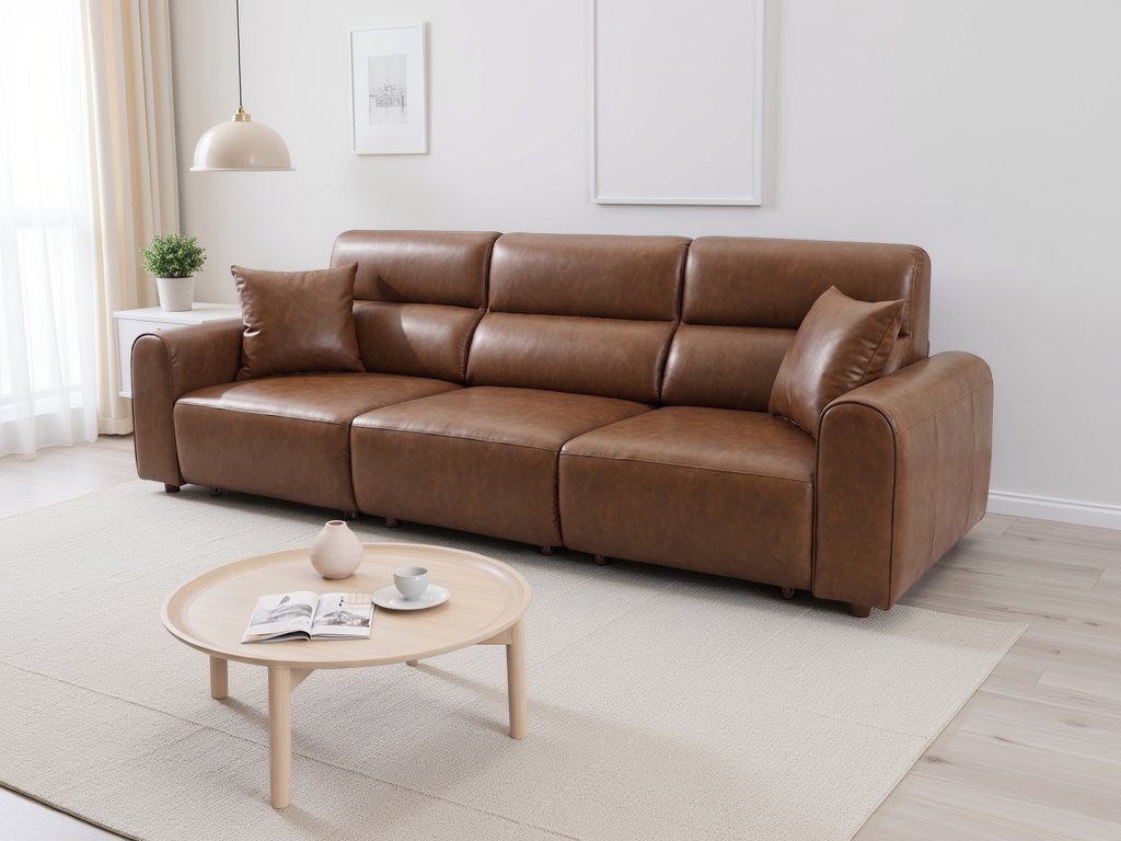 Conway Electric 3 Seater Sofa BH - Brown