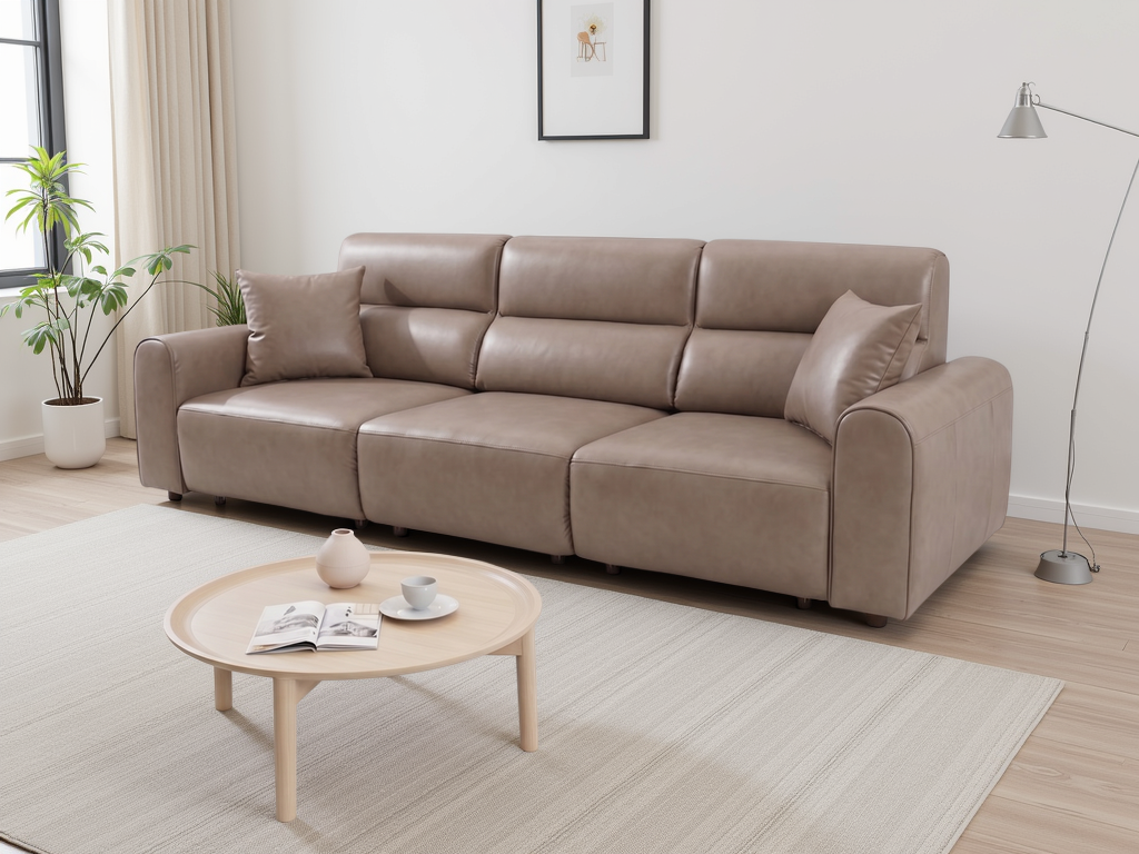 Conway Electric 3 Seater Sofa BH - Coffee
