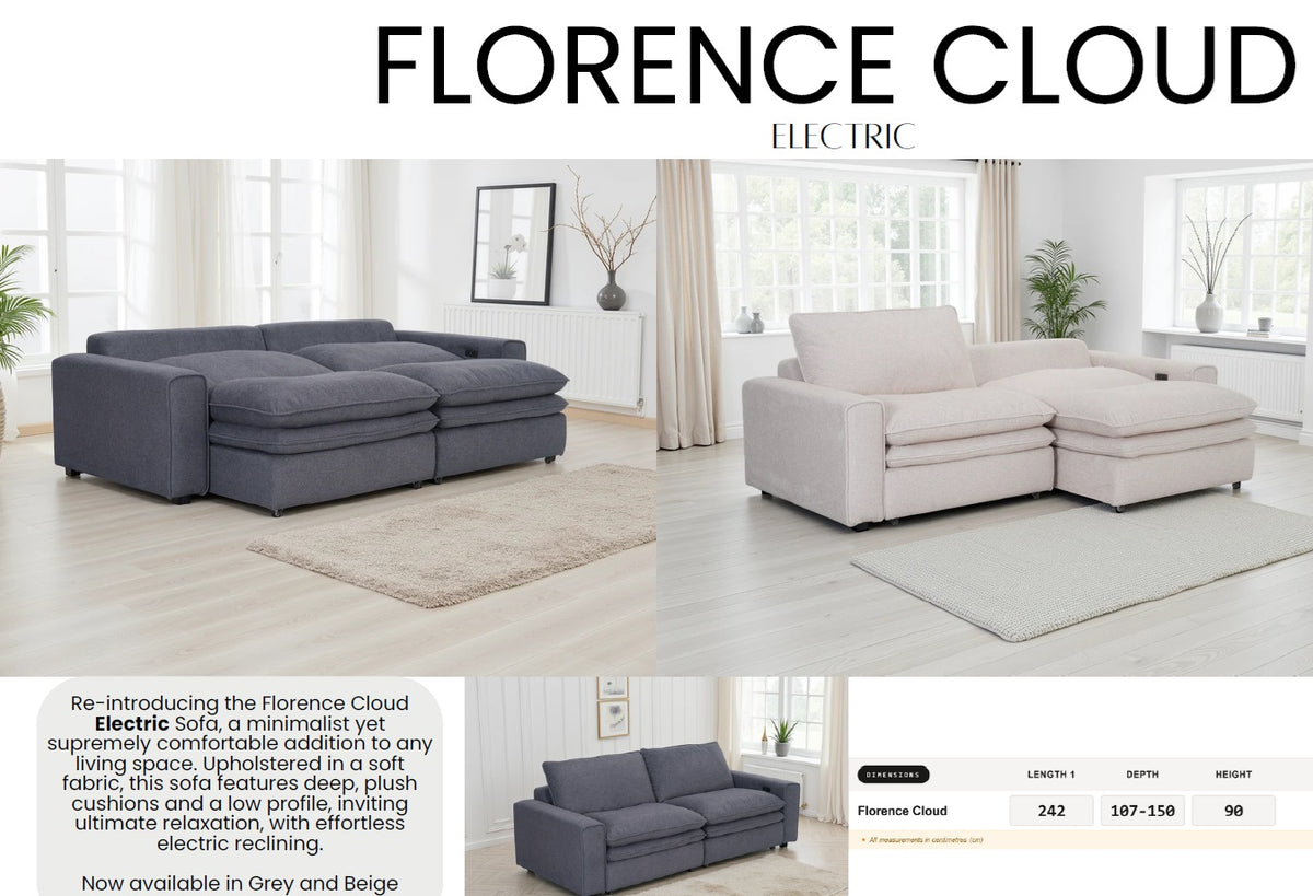 Florence Cloud Electric Sofabed BH