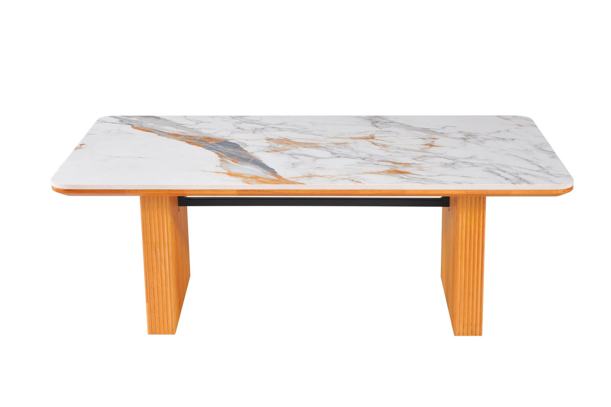 Engelberg cream and gold coffee table