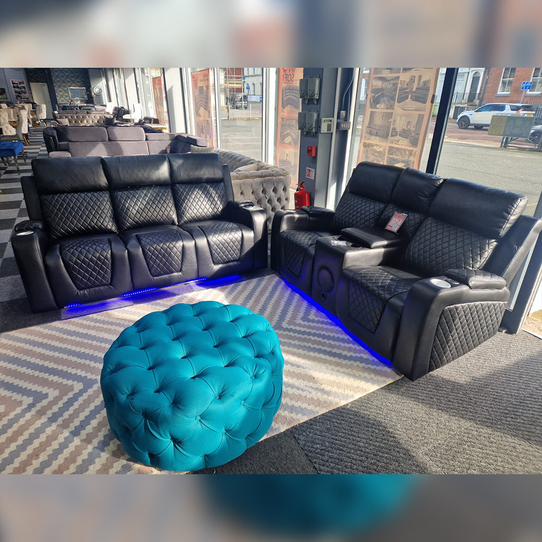 Florida 3+2 electric recliner sofa set