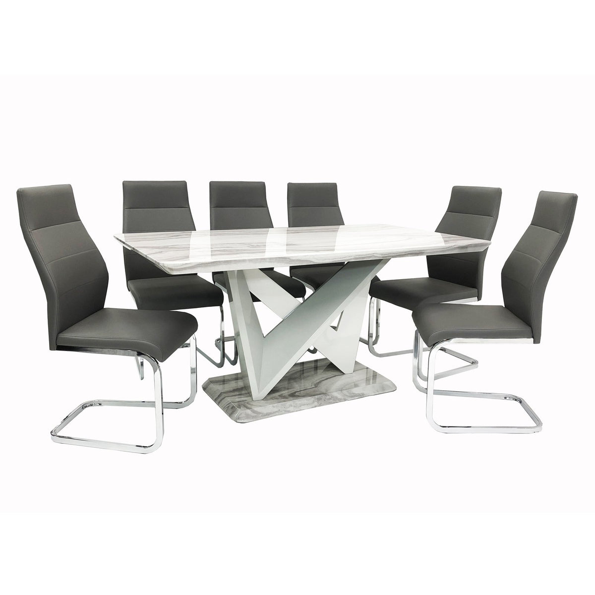 Georgia dining table set with chairs