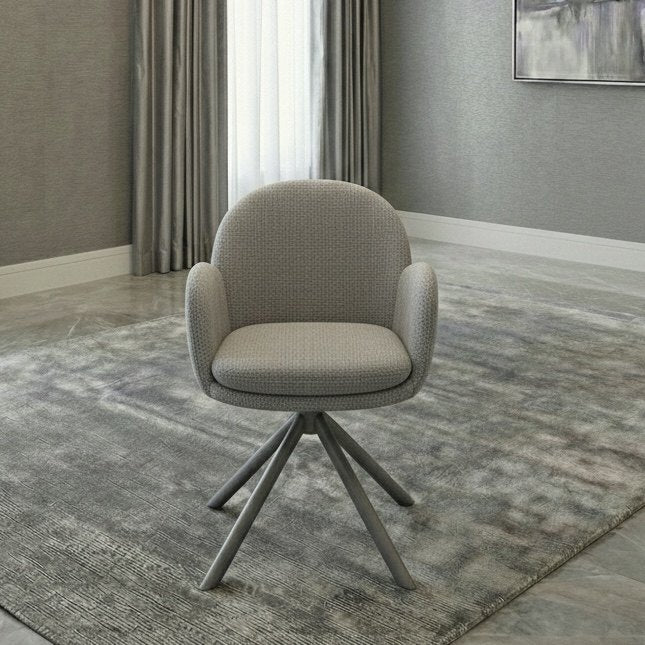 Gstaad grey dining chair