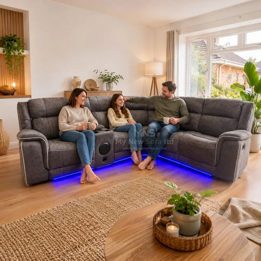 Hannah Corner Music electric recliner sofa with speakers