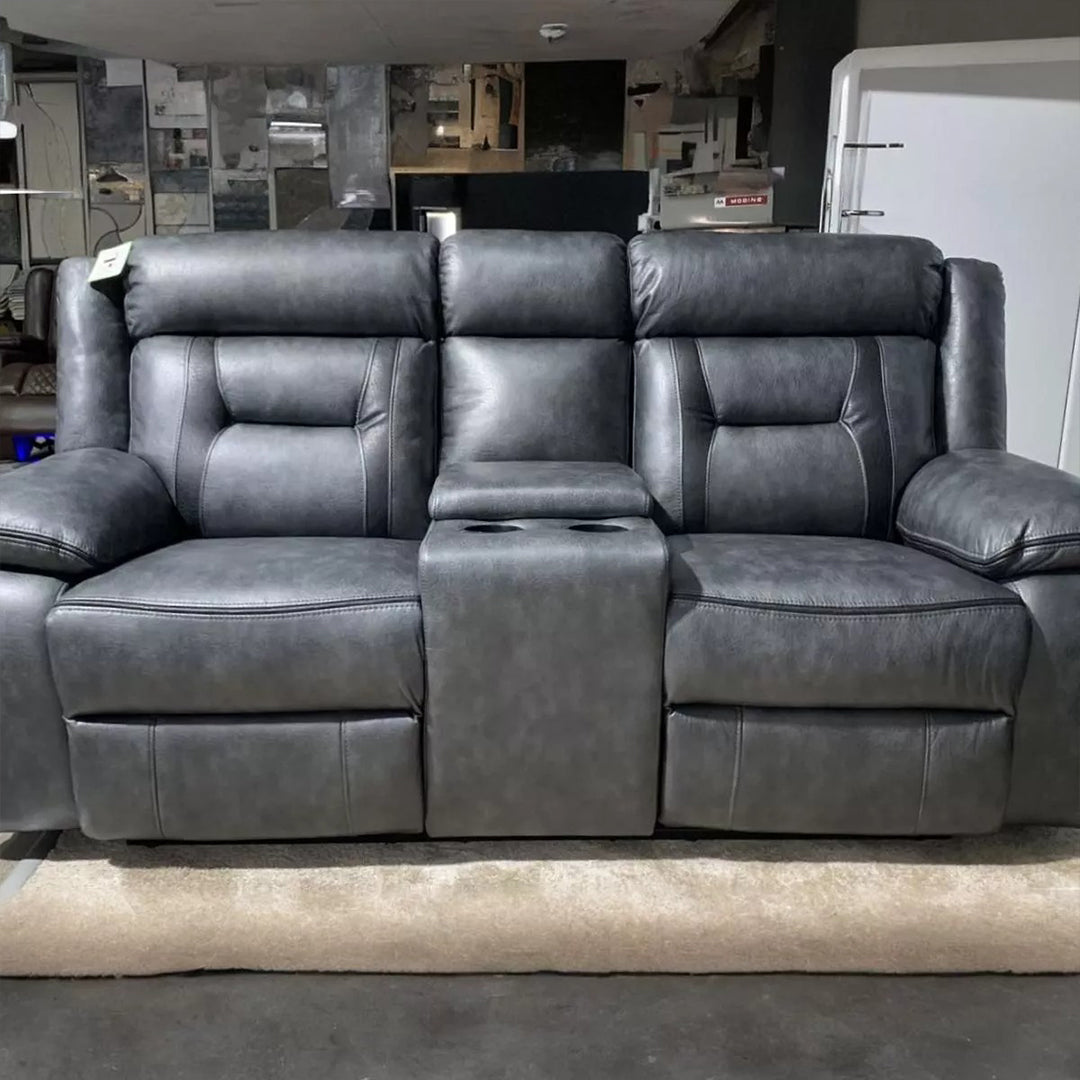 Nova 3+2 electric recliner leather sofa set