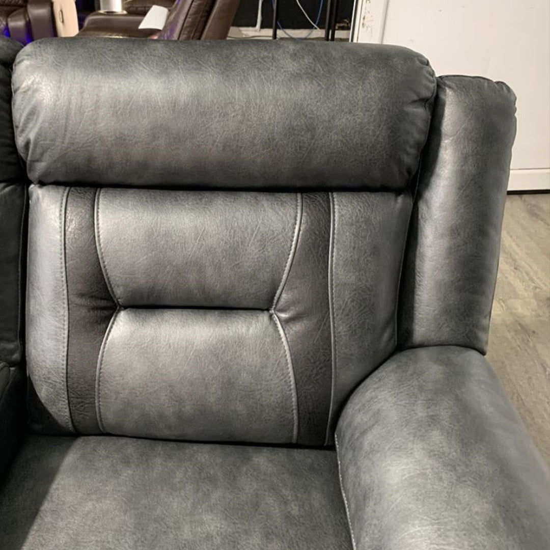 Nova 3+2 electric recliner leather sofa set