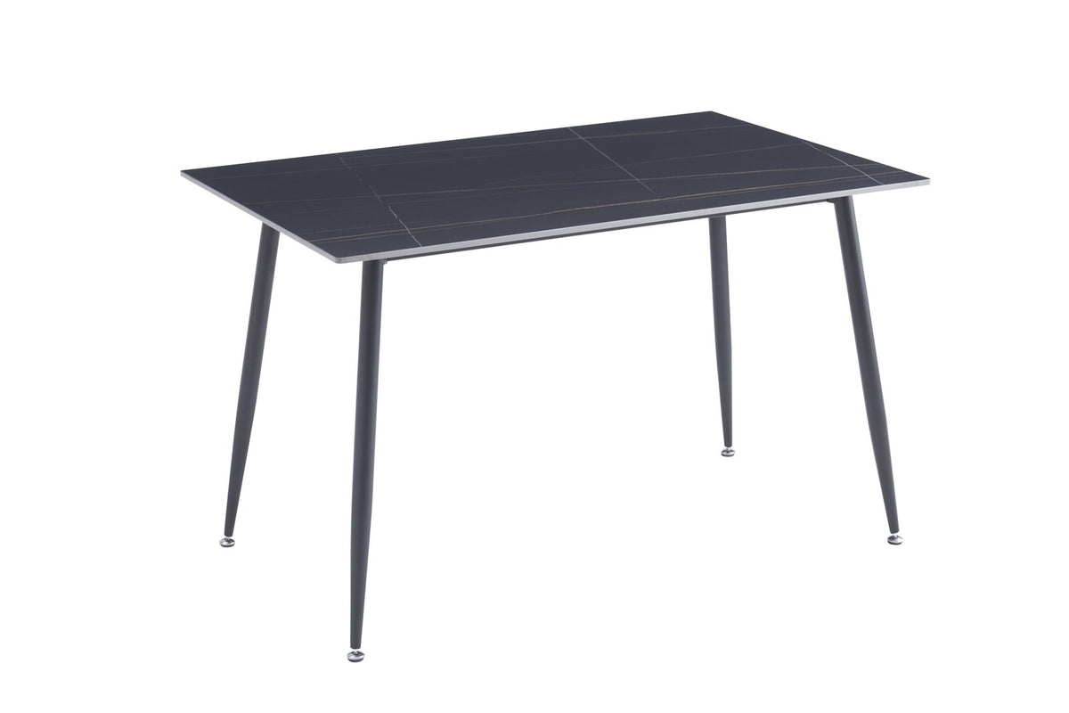 Oxford black ceramic dining table