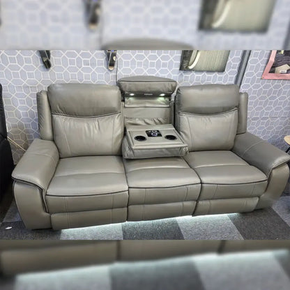 Parada 3+2 electric recliner leather sofa set