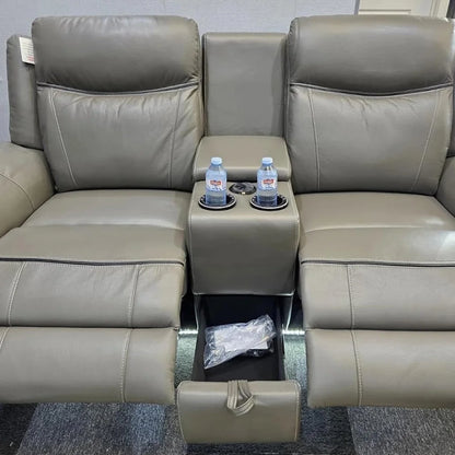 Parada 3+2 electric recliner leather sofa set