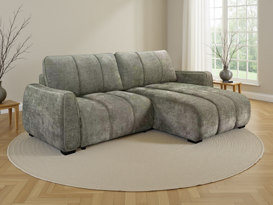 Portland Universal Corner Sofabed Green BH