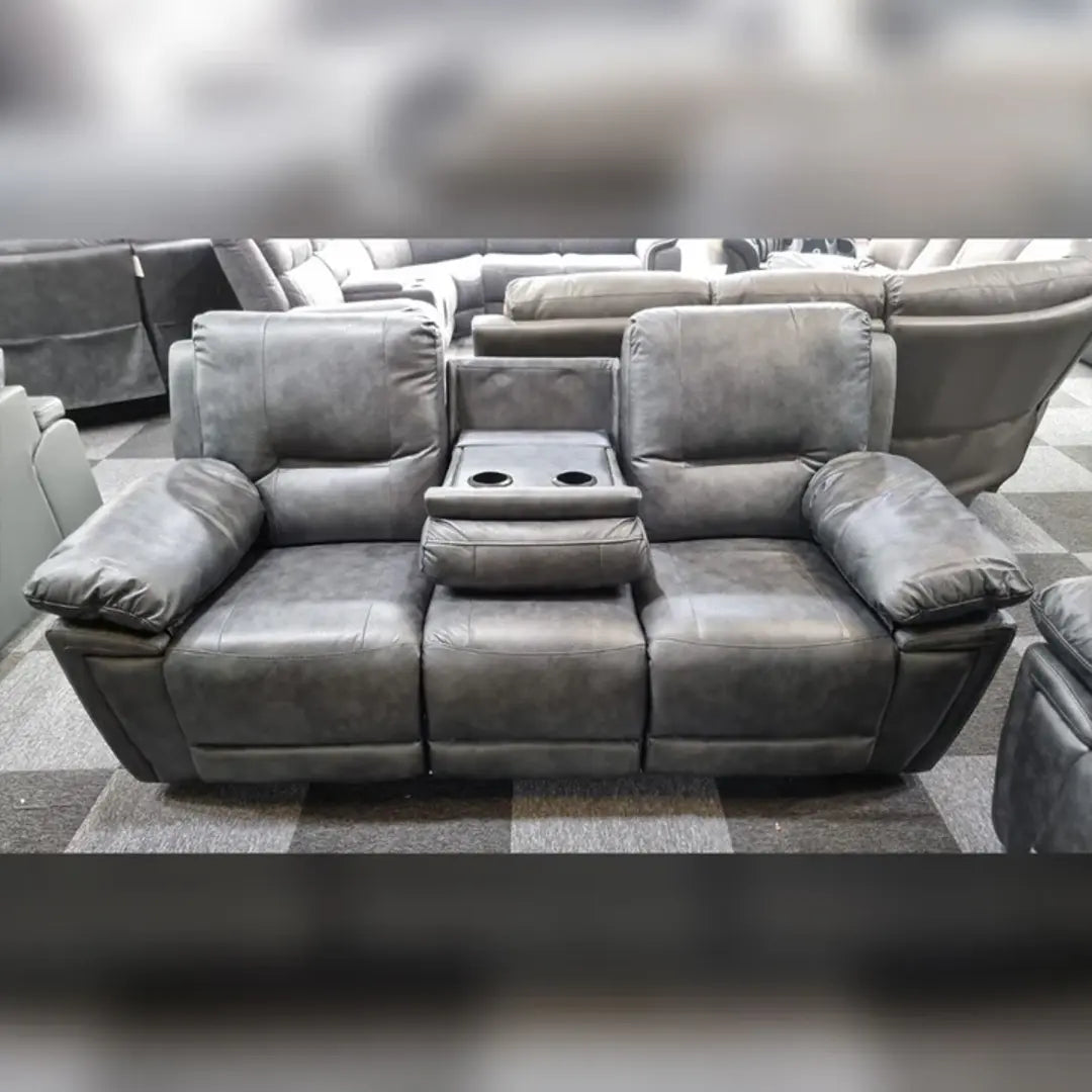 Sara 3+2 electric recliner leather sofa set
