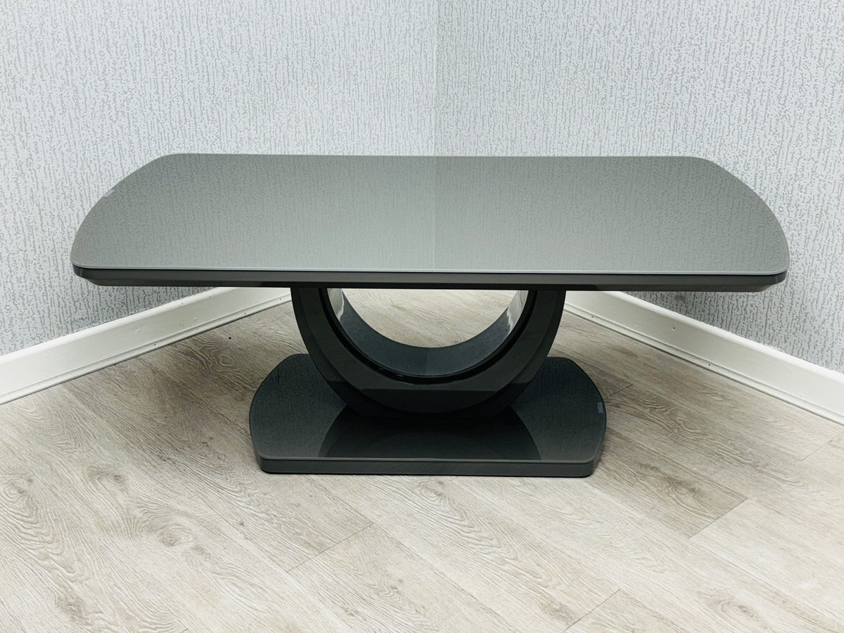 Texas grey glass coffee table